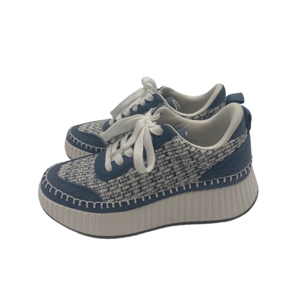 Universal Threads Persephone Blue Denim Sneakers Size 6